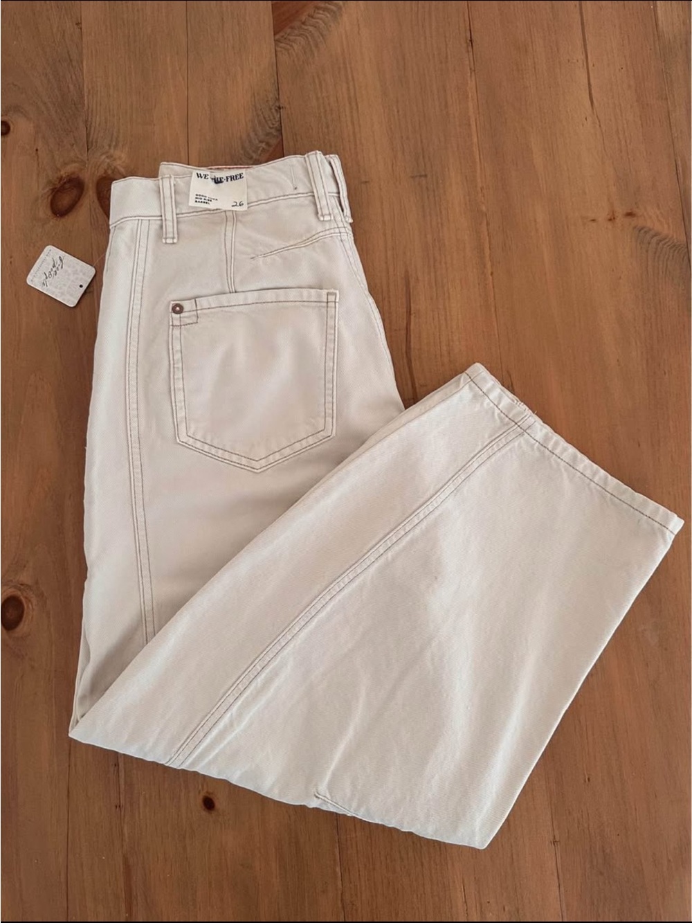 Free People Good Luck Barrel Jeans NWT